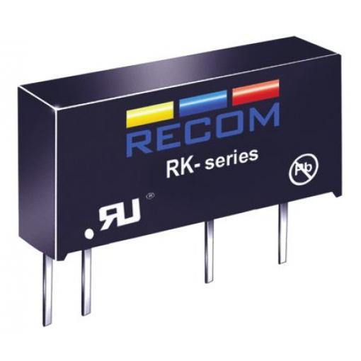 Recom Měnič DC/DC RK, výstup: 5 V dc 3 kV dc, Vin 15V dc 200 mA, Vin -40V 1 W -40 °C 90 °C Průchozí otvor