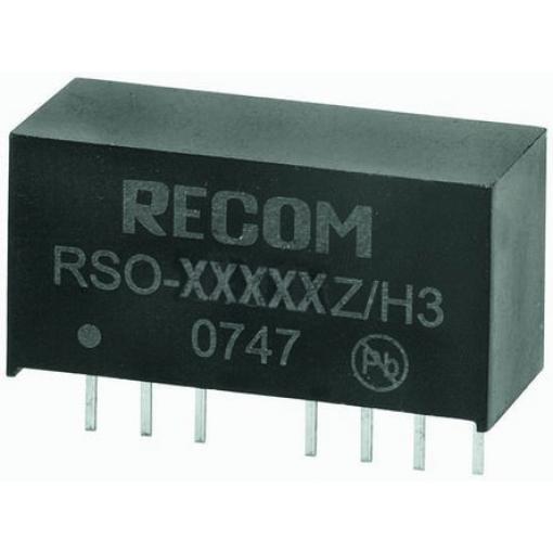 Recom Měnič DC/DC RSO, výstup: 15 V dc 1 kV dc, Vin 18V dc 67 mA, Vin 4.5V 1 W -40 °C 75 °C Průchozí otvor