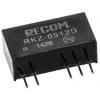 Recom Měnič DC/DC RKZ, výstup: 12 V dc 3 kV dc, Vin 5V dc 84 mA, Vin 4.5V 2 W -40 °C 85 °C Průchozí otvor