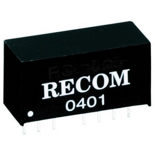 Recom Měnič DC/DC R05P, výstup: 5 V dc 2.6 kV ac, Vin 5.5V dc 200 mA, Vin 4.5V 0.5 W -40 °C 90 °C Průchozí otvor