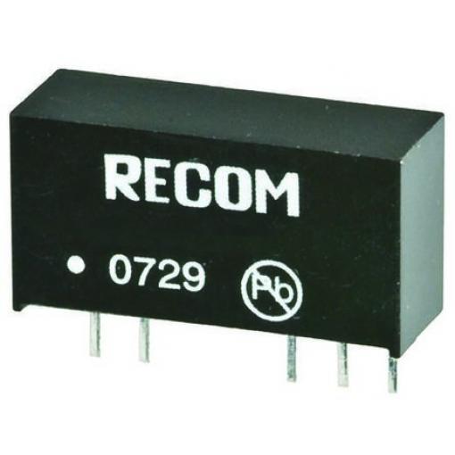 Recom Měnič DC/DC RKZ, výstup: 15 V dc 3 kV dc, Vin 5V dc 67 mA, Vin 4.5V 2 W -40 °C 85 °C Průchozí otvor
