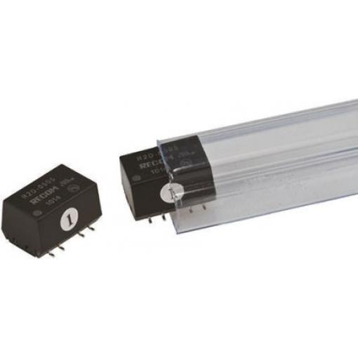 Recom Měnič DC/DC R2D, výstup: 15 V dc 1 kV dc, Vin 24V dc 66 mA, Vin 21.6V 2 W -40 °C 100 °C Povrch