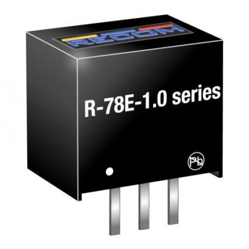 Recom Spínací regulátor, výstup: 3.3V dc Průchozí otvor 1 A, počet výstupů: 1