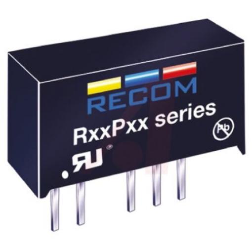 Recom Měnič DC/DC R05P, výstup: 15 V dc 6.4 kV dc, Vin 5.5V dc 42 mA, Vin 4.5V 1 W -40 °C 90 °C Průchozí otvor
