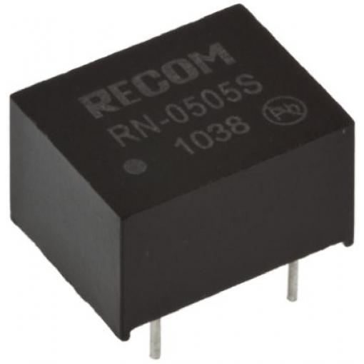 Recom Měnič DC/DC RN, výstup: 12 V dc 1 kV dc, Vin 12V dc 104 mA 1.25 W -40 °C 85 °C Průchozí otvor
