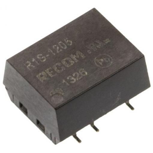 DC-DC převodník 1W, výstup: 5V dc 200mA 1kV dc, Vin 10,8 → 13,2 V DC
