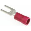 Krimpovací plochý konektor, Izolované, 3 mm barva Červená, max. AWG: 16 AWG, min. AWG: 22 AWG, JST, izolační: Vinyl