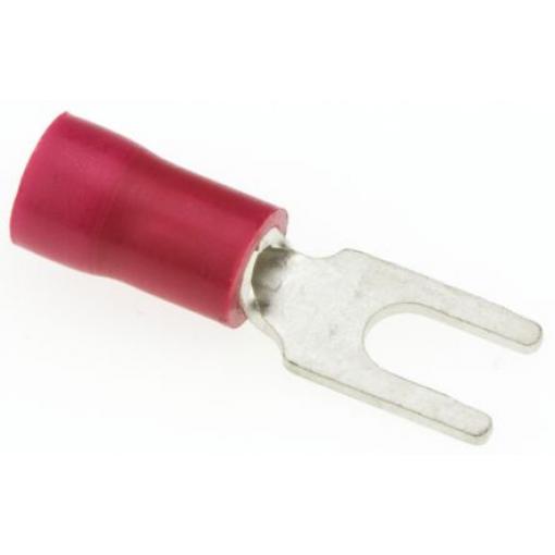 Krimpovací plochý konektor, Izolované, 3 mm barva Červená, max. AWG: 16 AWG, min. AWG: 22 AWG, JST, izolační: Vinyl