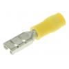 Krimpovací zásuvka, řada: FVDDF, Samice, max. AWG: 22AWG, min. AWG: 26AWG, 0.2mm² - 0.5mm² Žlutá izolovaná, 2.79 x