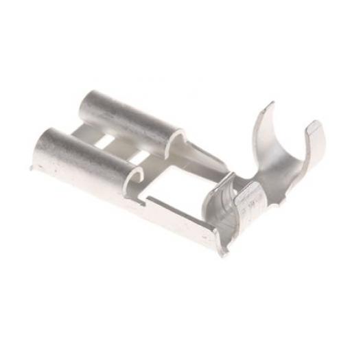 JST Zásuvný konektor, řada: LFO Neizolované, 6.35 x 0.8 mm, Stříbrná Vnitřní, celková délka: 14.2 mm, min. AWG: 18 AWG,
