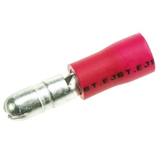 Krimpovací kuličkový konektor, řada: FVDAGM Izolované, Vnější průměr kuličky 4 mm barva Červená, max. AWG: 16 AWG, min.