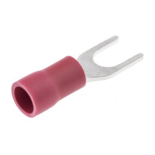 Krimpovací plochý konektor, řada: FVWS1.25, Izolované, M4 barva Červená, max. AWG: 16 AWG, min. AWG: 22 AWG, JST,