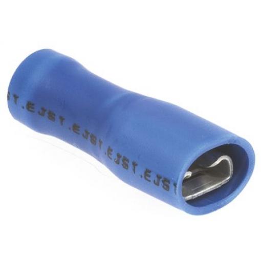 JST Zásuvný konektor, řada: FLVDDF Izolované, 4.75 x 0.5 mm, Modrá Vnitřní, celková délka: 19 mm, izolační: Vinyl, min.