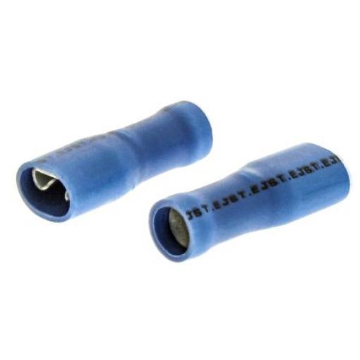 JST Zásuvný konektor, řada: FLVDDF Izolované, 4.75 x 0.8 mm, Modrá Vnitřní, celková délka: 19 mm, izolační: Vinyl, min.