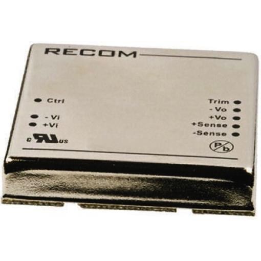 Recom Měnič DC/DC RP60 G, výstup: 12 V dc 1.6 kV dc, Vin 48V dc 5 A, Vin 36V 60 W -40 °C 100 °C Průchozí otvor