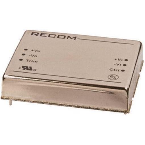 Recom Měnič DC/DC RP30-E, výstup: 15 V dc 1.6 kV dc, Vin 12V dc 2 A, Vin 9V 30 W -40 °C 85 °C Průchozí otvor