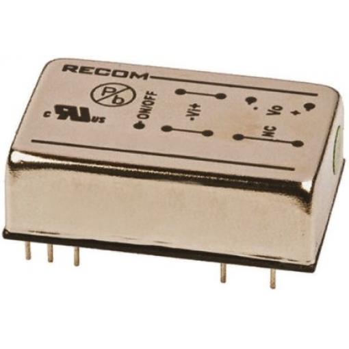Recom Měnič DC/DC RP08-AW, výstup: 3.3 V dc 1.6 kV dc, Vin 24V dc 2.4 A, Vin 9V 8 W -40 °C 78 °C Průchozí otvor
