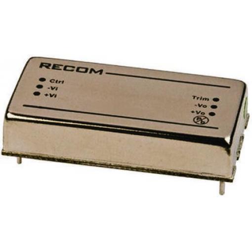 Recom Měnič DC/DC RP30 FW, výstup: 12 V dc 1.6 kV dc, Vin 48V dc 2.5 A, Vin 18V 30 W -40 °C 85 °C Průchozí otvor