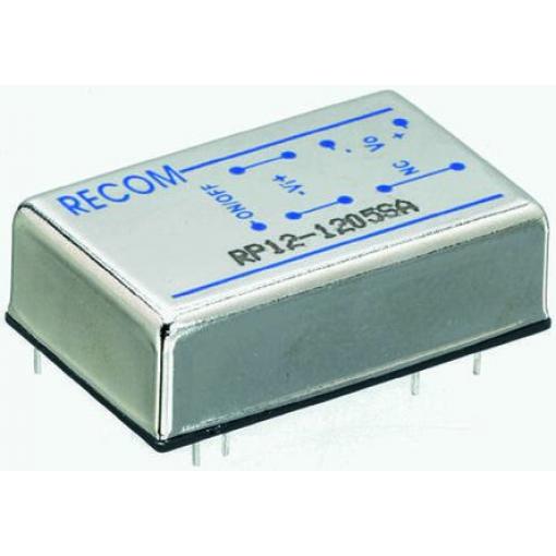 Recom Měnič DC/DC RP12-A, výstup: 15 V dc 1.6 kV dc, Vin 36V dc 400 mA, Vin 18V 12 W -40 °C 72 °C Průchozí otvor