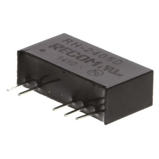 Recom Měnič DC/DC RH, výstup: 5 V dc 3 kV dc, Vin 26.4V dc 100 mA, Vin 21.6V 1 W -40 °C 90 °C Průchozí otvor