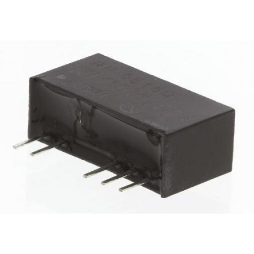 Recom Měnič DC/DC RP, výstup: 15 V dc 2.6 kV ac, Vin 5.5V dc 33 mA, Vin 4.5V 1 W -40 °C 85 °C Průchozí otvor