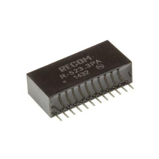 Recom Měnič DC/DC R-5, výstup: 3.3V dc, Vin 12V dc 2 A, Vin 4.5V Průchozí otvor -40 °C 85 °C
