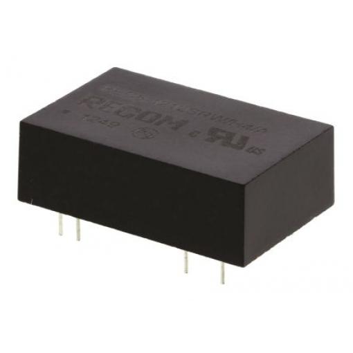 Recom Měnič DC/DC REC5, výstup: 12 V dc 4 kV dc, Vin 18V dc 420 mA, Vin 9V 5 W -40 °C 75 °C Průchozí otvor