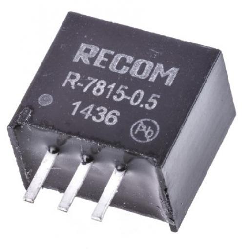 Recom, výstup: 15V dc