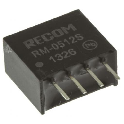 Recom Měnič DC/DC RM, výstup: 12 V dc 500 V ac, Vin 5V dc 21 mA 0.25 W -40 °C 85 °C Průchozí otvor