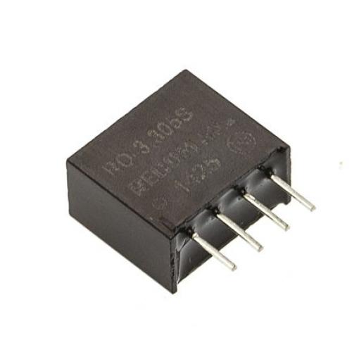 Recom Měnič DC/DC RO, výstup: 5 V dc 1 kV dc, Vin 3.3V dc 200 mA, Vin 0V 1 W -40 °C 85 °C Průchozí otvor