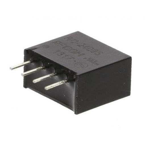 Recom Měnič DC/DC RO, výstup: 9 V dc 1 kV dc, Vin 24V dc 111 mA, Vin 0V 1 W -40 °C 85 °C Průchozí otvor