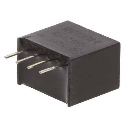 Recom Měnič DC/DC RI, výstup: 5 V dc 1 kV dc, Vin 12V dc 400 mA, Vin 10.8V 1 W -40 °C 85 °C Průchozí otvor