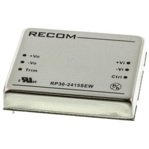 Recom, výstup: 15V dc 2 A