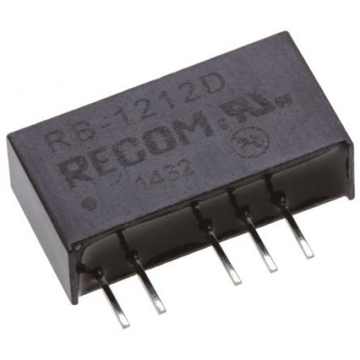 Recom, výstup: 12V dc, -12 V dc 42 mA