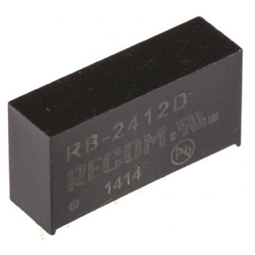 Recom, výstup: 12V dc, -12 V dc 42 mA