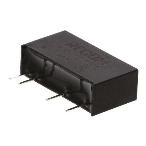 Recom Měnič DC/DC RK, výstup: 5 V dc 3 kV dc, Vin 13.2V dc 200 mA, Vin 10.8V 1 W -40 °C 85 °C Průchozí otvor