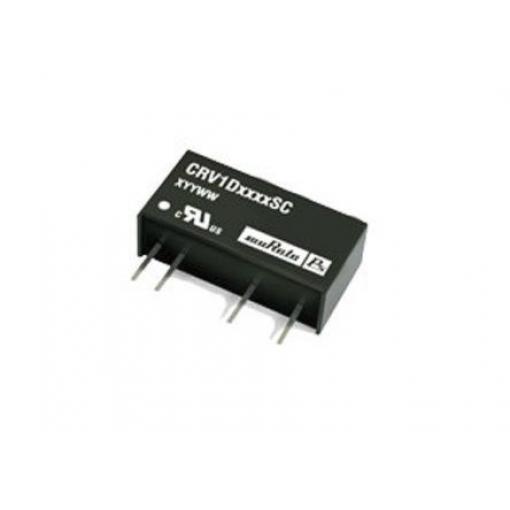 Murata Power Solutions Měnič DC/DC CRV1, výstup: ±12 V 3 kV dc, Vin 5.5V dc, Vin 4.5V 1 W -40 °C 85 °C Průchozí otvor