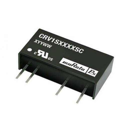 Murata Power Solutions Měnič DC/DC CRV1, výstup: ±12 V 3 kV dc, Vin 13.2V dc 42 mA, Vin 10.8V 1 W -40 °C 85 °C Průchozí