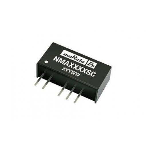 Murata Power Solutions Měnič DC/DC NMA, výstup: ±9 V 1 kV dc, Vin 5.5V dc, Vin 4.5V 2 W -40 °C 85 °C Průchozí otvor