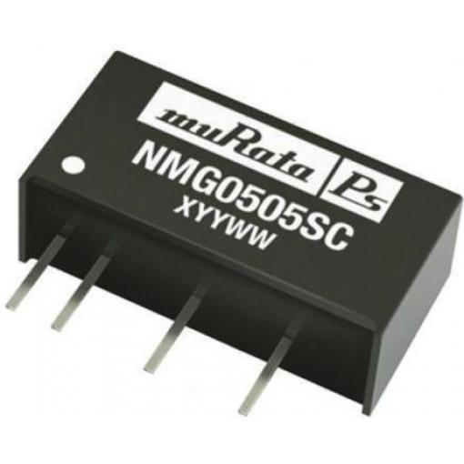 Murata Power Solutions Měnič DC/DC NMG, výstup: 5 V dc 1 kV dc, Vin 5.5V dc, Vin 4.5V 2 W -40 °C 85 °C Průchozí otvor