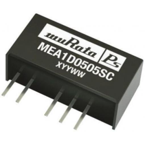 Murata Power Solutions Měnič DC/DC MEA1, výstup: 5 V dc 1 kV dc, Vin 5.5V dc -100 A, Vin 4.5V 0.25 W -25 °C 85 °C