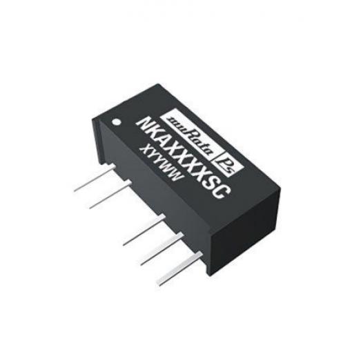 Murata Power Solutions Měnič DC/DC NKA, výstup: 15 V dc 3 kV dc, Vin 5.5V dc 33 mA, Vin 4.5V 3 W -40 °C 85 °C Průchozí