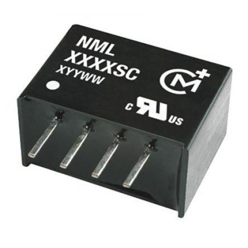 Murata Power Solutions Měnič DC/DC NML, výstup: 5 V dc 1 kV dc, Vin 13.2V dc 400 mA, Vin 10.8V 2 W -40 °C 85 °C Průchozí