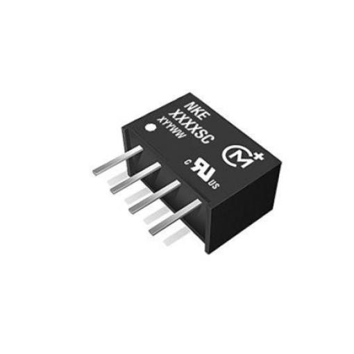 Murata Power Solutions Měnič DC/DC NKE, výstup: 5 V dc 3 kV dc, Vin 5.5V dc, Vin 4.5V 1 W -40 °C 85 °C Průchozí otvor