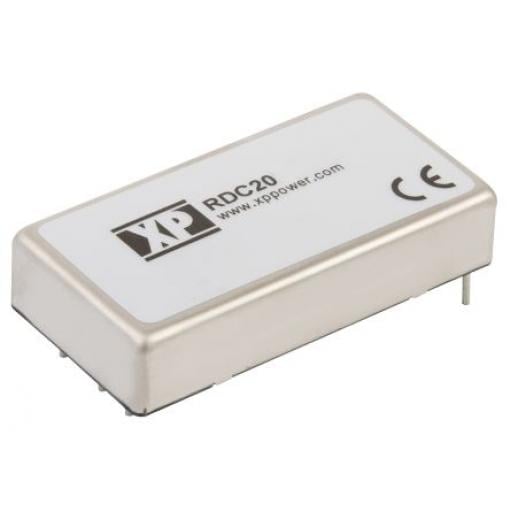 DC-DC převodník 20W, výstup: ±15V dc ±670mA 1.5kV ac Ano, Vin 55 → 176 V DC Ne