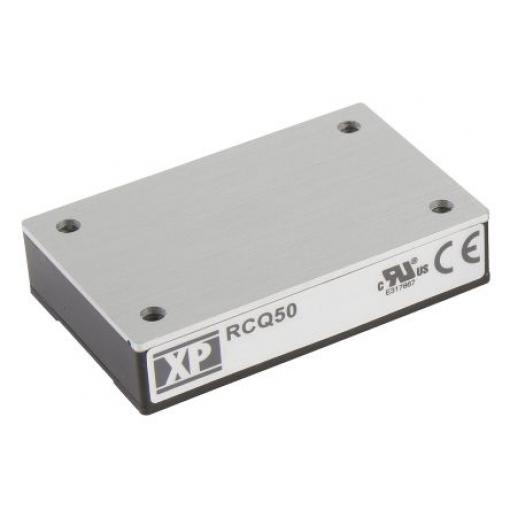 XP Power Měnič DC/DC RCQ50, výstup: 15 V dc 3 kV ac, Vin 160V dc 3.33 A, Vin 66V 50 W -40 °C 105 °C Průchozí otvor