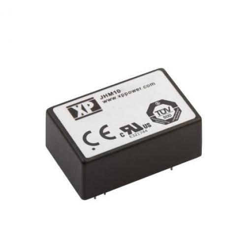 XP Power Měnič DC/DC JHM, výstup: ±12 V 4 kV ac, Vin 36V dc 420 mA, Vin 18V 10 W -40 °C 80 °C Průchozí otvor