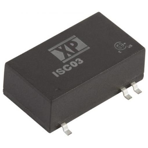 DC-DC převodník 3W, výstup: ±5V dc ±300mA 1.5kV dc, Vin 18 → 75 V DC