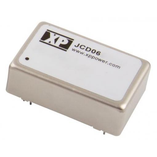 XP Power Měnič DC/DC JCD, výstup: 24 V dc 1.6 kV dc, Vin 36V dc 250 mA, Vin 18V 6 W -40 °C 100 °C Průchozí otvor