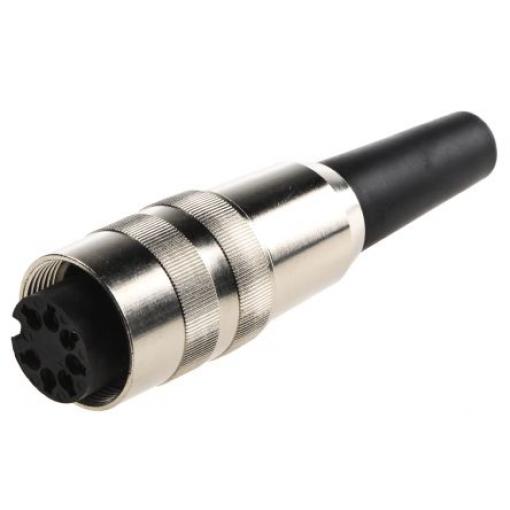 Lumberg Zásuvka DIN, řada: KV, počet kontaktů: 7, velikost: M16, 60 V ac, orientace těla: Rovný, IP40 5A DIN EN 60529,